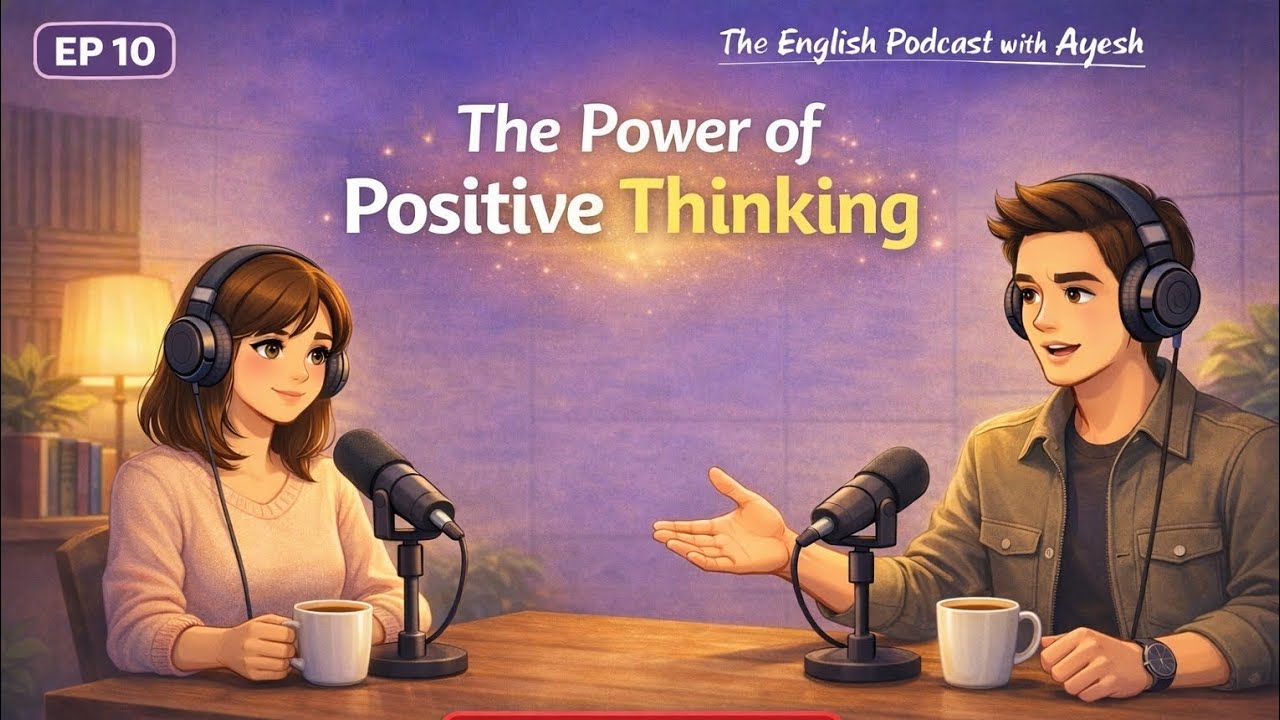 The Power of Positive Thinking| English Podcast for Easy English Conversation 