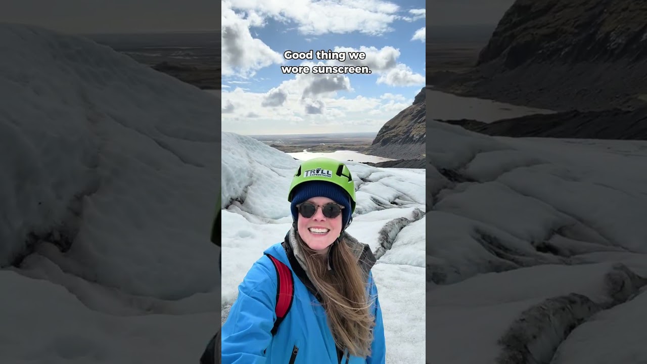 Glacier hiking in Iceland? Absolutely essential! 🤩🧊🥾 #iceland #icelandtravel #icelandadventure