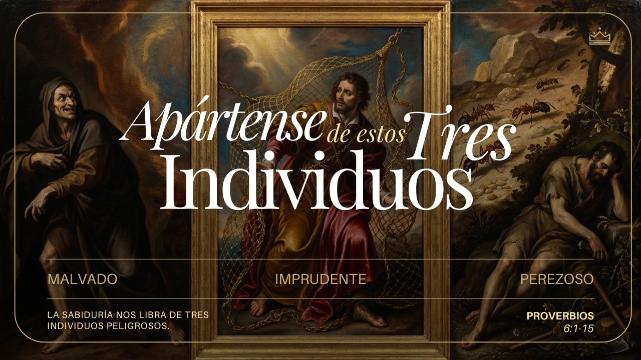 Apártense de estos Tres Individuos | Proverbios 6:1-15 | Hno. Daniel Escalante