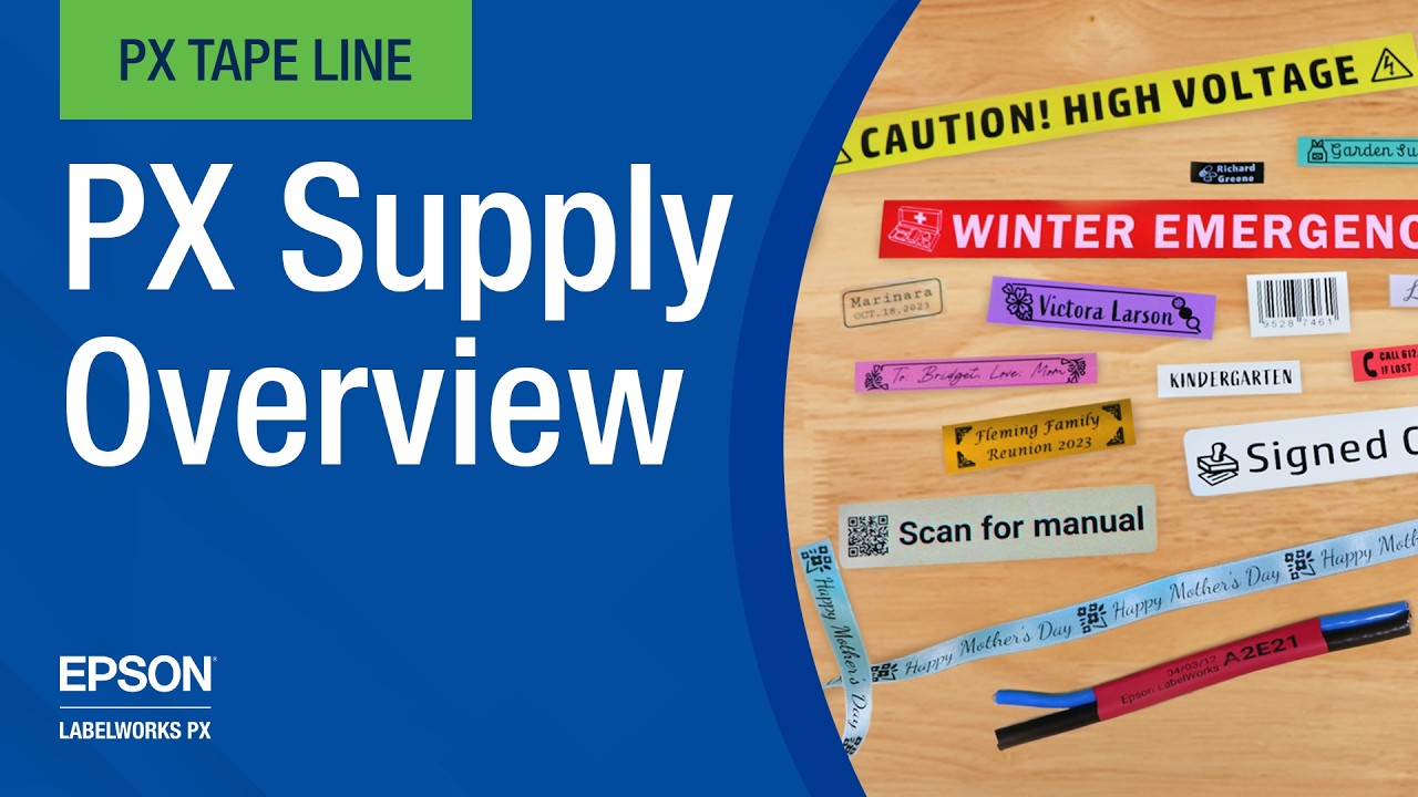 Label It Your Way: Epson LabelWorks' Comprehensive Array of Labeling Supplies