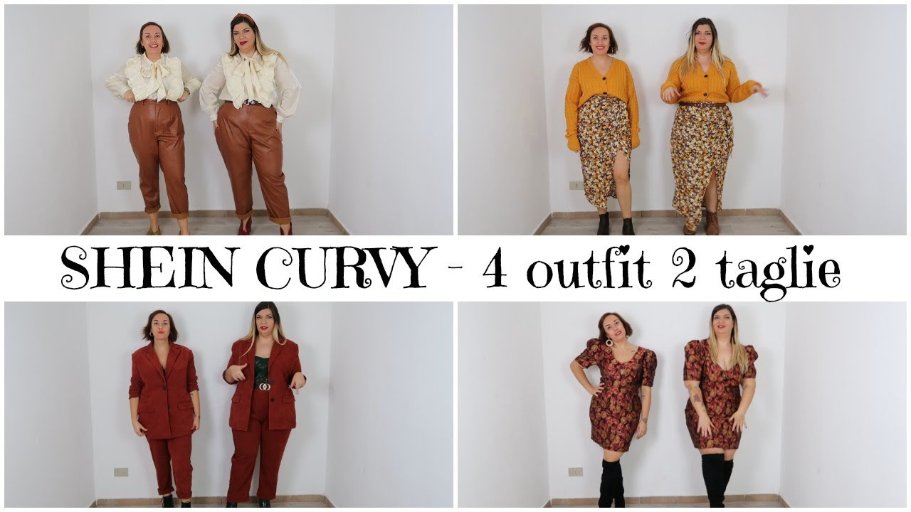 Haul SHEIN Curve: 4 outfit indossati da due taglie diverse!