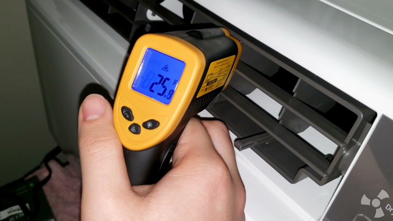 LG Dual Inverter 14,000 BTU Window Air Conditioner: Startup and temp check