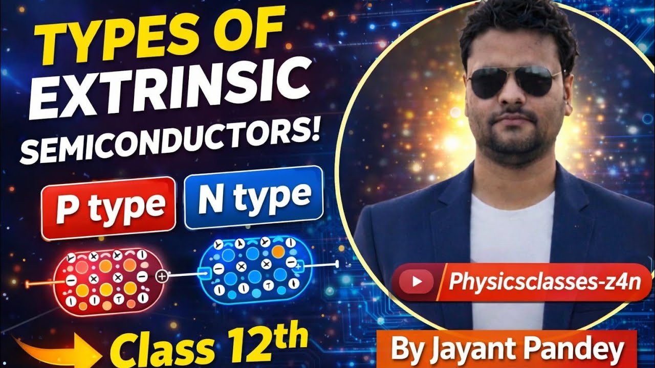 Types of Extrinsic semiconductor (@PhysicsClasses)