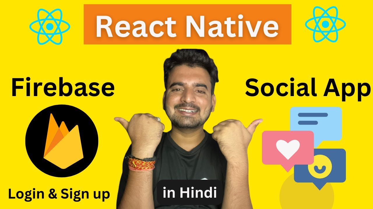 React Native Firebase  Social App- Login & Sign up with Firestore 🔥 |  in Hindi | Engineer Codewala