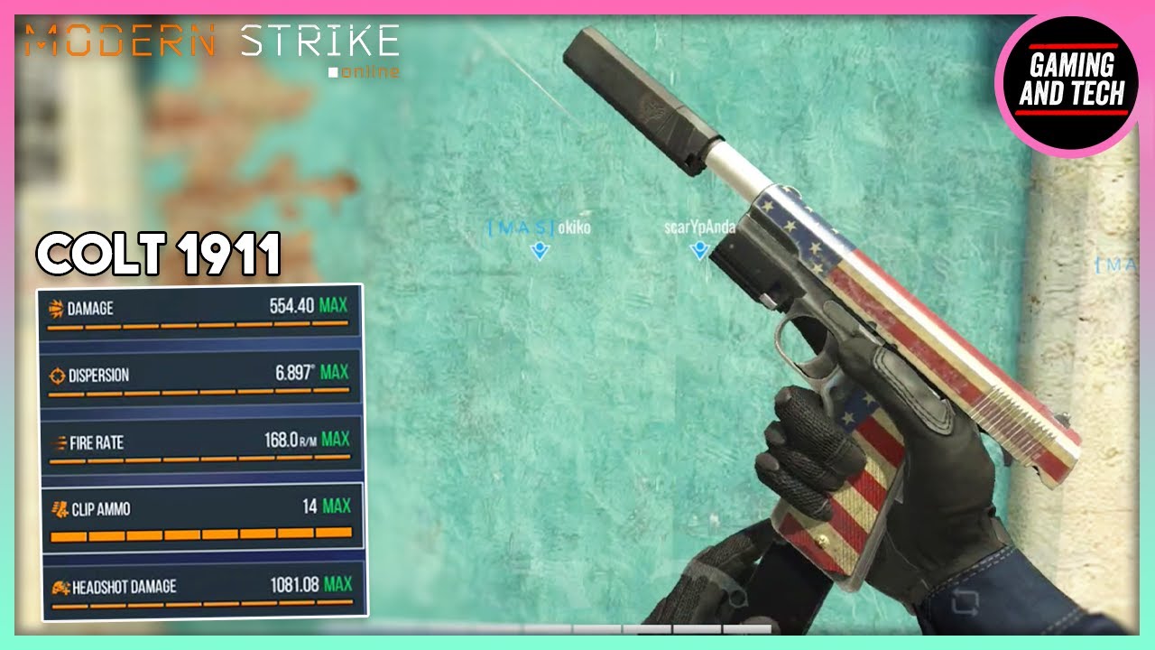 BEST FOR HEADSHOTS!! COLT 1911 PISTOL | Modern Strike Online