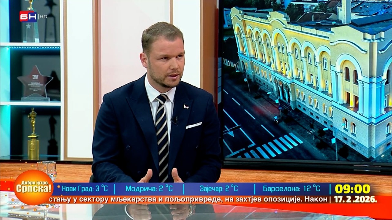 Gostovanje u Jutarnjem programu BN televizije. Evo o čemu je Stanivuković govorio