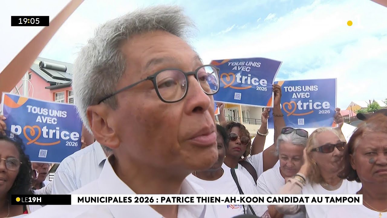 Patrice Thien Ah Koon officialise sa candidature au Tampon