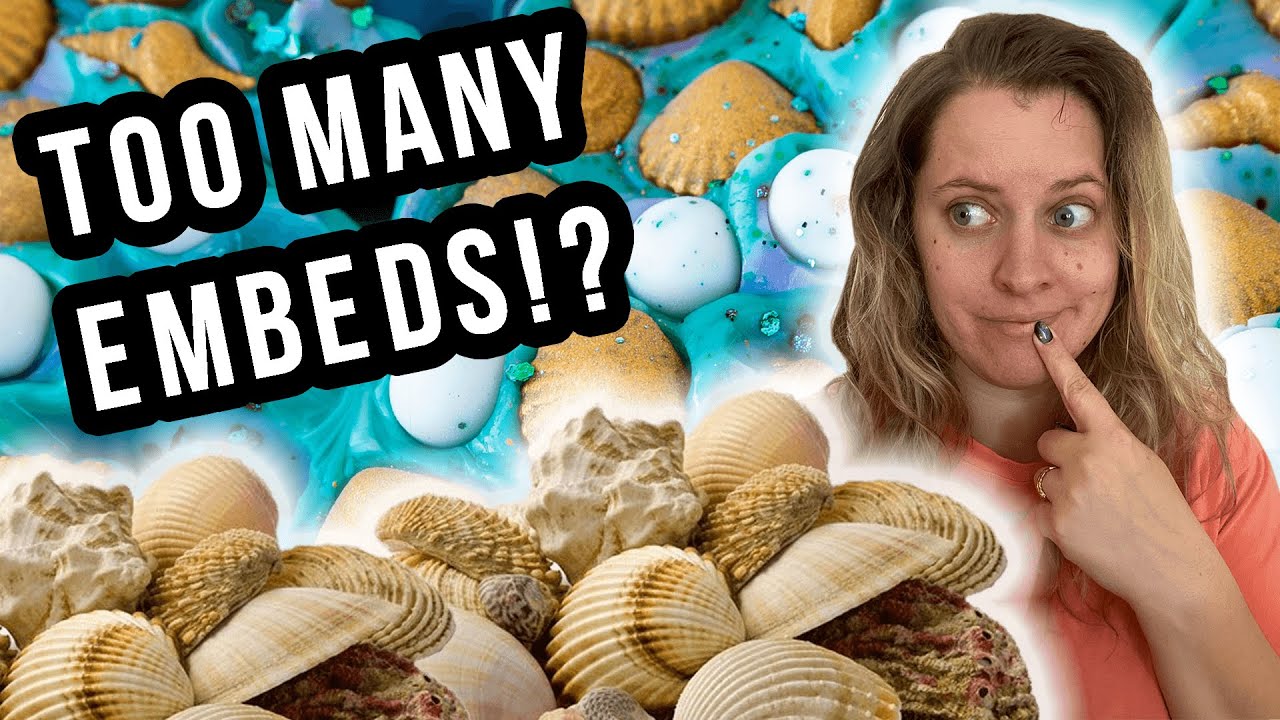 I Made a Mermaid Soap With TOO MANY Embeds…| Royalty Soaps