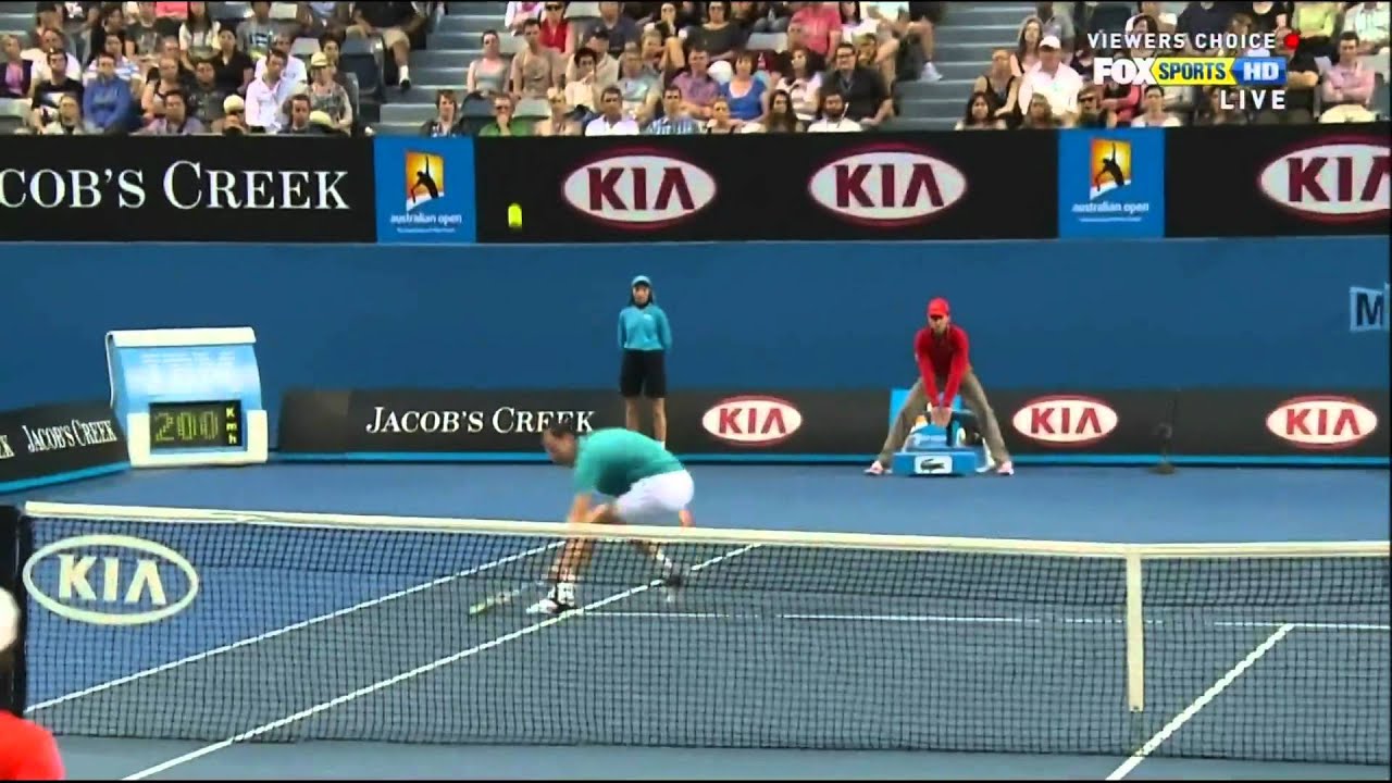 Australian Open 2012 R3 - Murray vs Llodra HD highlights