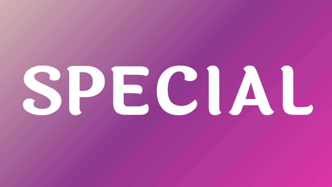 CAROLINE - Special (Lyrics) | I&rsquo;m on the other side drowning When you&rsquo;re so special [TIKTOK SONG]