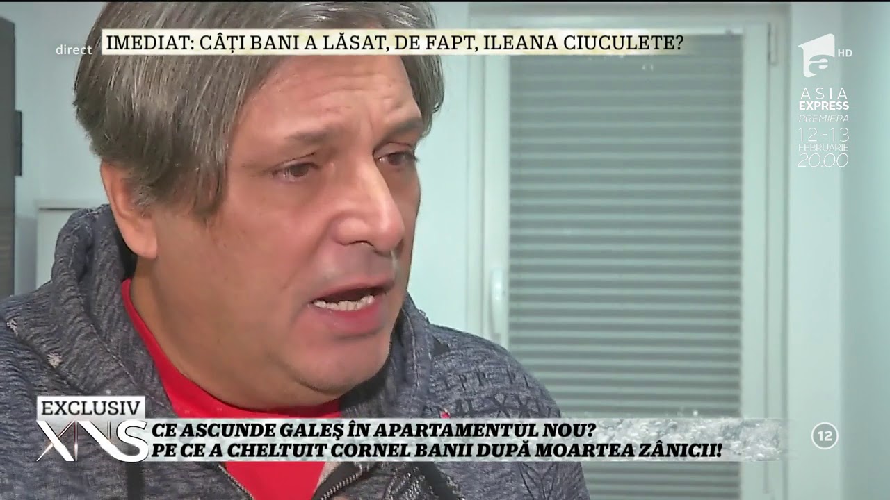 Ce ascunde Cornel Galeş în apartamentul nou? Pe ce a cheltuit banii după moartea Ilenei Ciuculete?