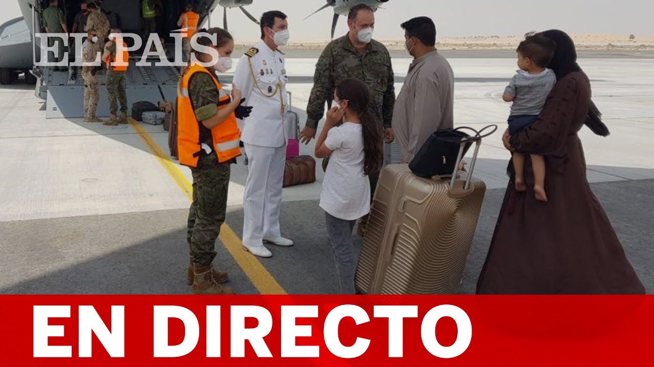 DIRECTO #AFGANISTÁN | Aterrizan en ESPAÑA los refugiados de AFGANISTÁN.