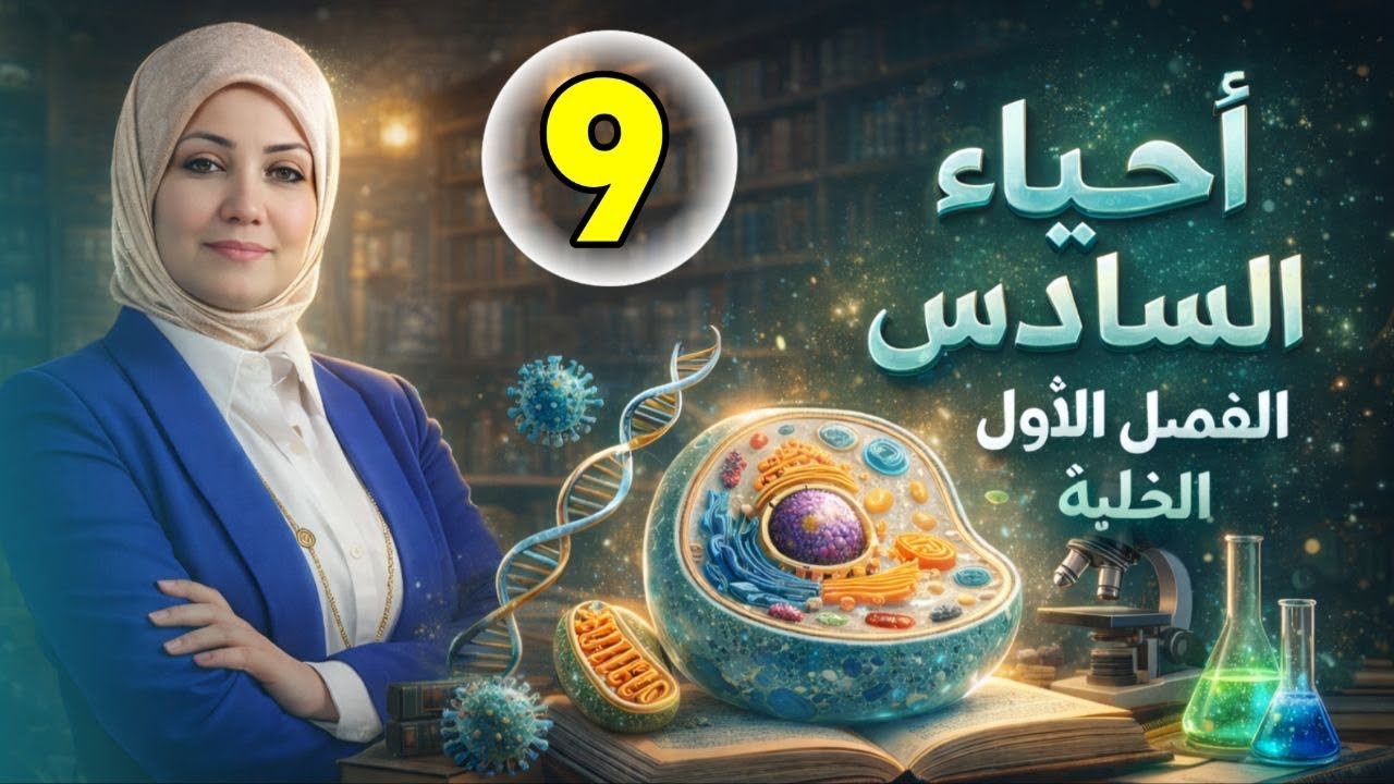 احياء السادس العلمي/ الفصل الاول الانشطة الخلوية/محاضرة 9