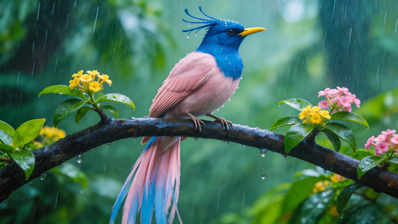 Peaceful Bird Sounds and Relaxing Piano ~ Calm Your Mind, Improve Sleep, and Relieve Anxiety🌹