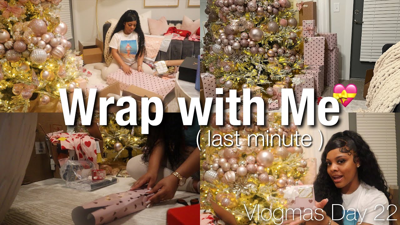 VLOGMAS : Wrap Presents with Me 🎁 !! LAST MINUTE 💝