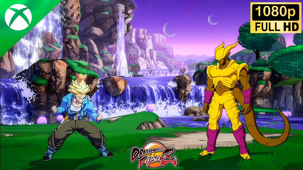 Dragon Ball FighterZ | Селл, Андроид 16 и Транкс против Джанембы, Тиена и Гоку (GT) | Геймплей на...