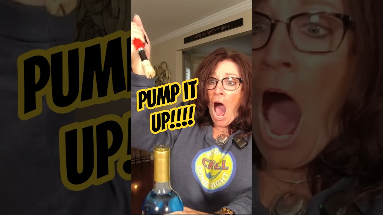 Pump Your Wine #wine #winetasting #winelovers #winelovers #howto #howtomake #corkscrew #wineopener