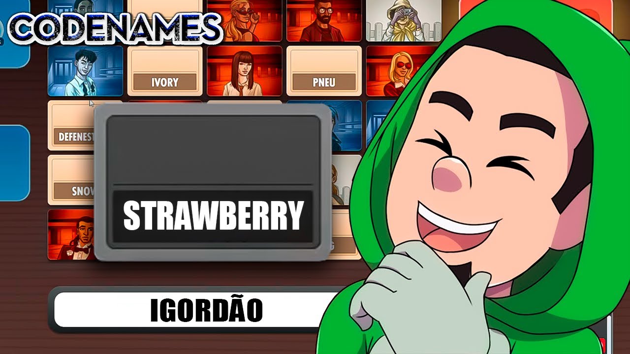 GUINAS JOGA CODENAMES, MAS SÓ VALE PALAVRAS EM INGLÊS!! - COM OS GURI (#28)