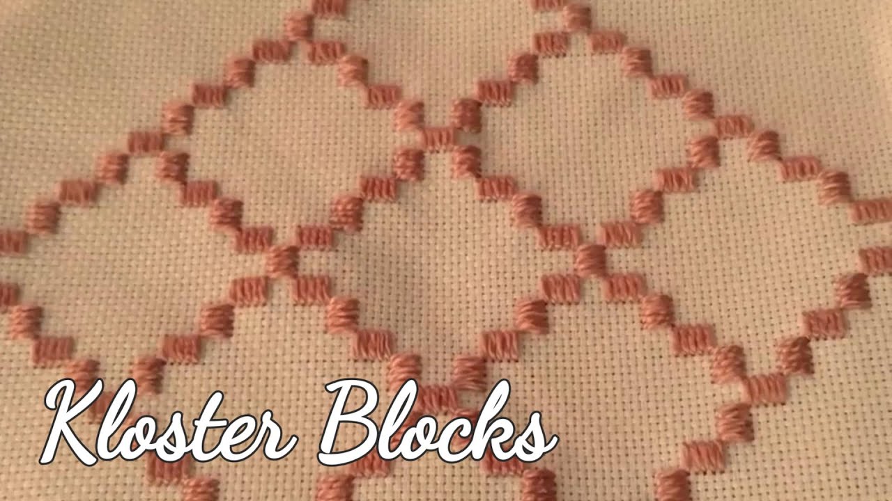 Kloster Blocks | Hardanger Embroidery | Slow Stitching Process