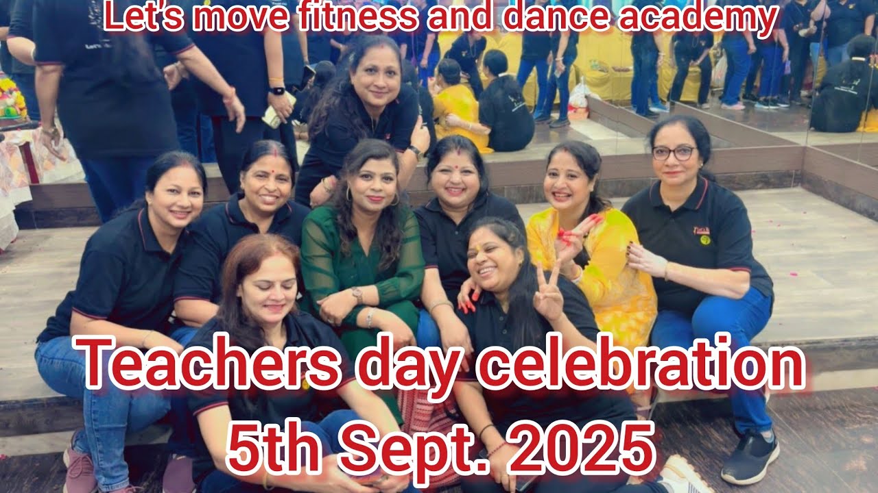 #teachersdaycelebration #happyteachersday2025 #letsmovefitness #gym #zumba #yoga #dance #fitness 