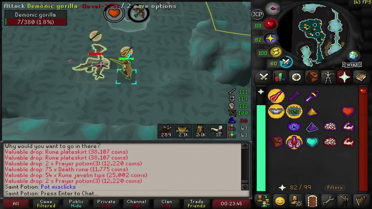 No Zenny | Gross gorillas round 3 | OSRS 3.5x P.3