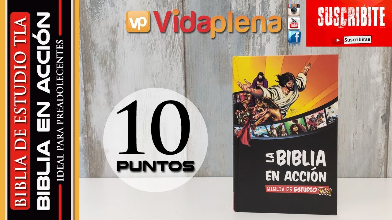 BIBLIA EN ACCION TLA - La MEJOR BIBLIA de estudio para pre adolescentes - 10 PUNTOS MUY RECOMENDABLE
