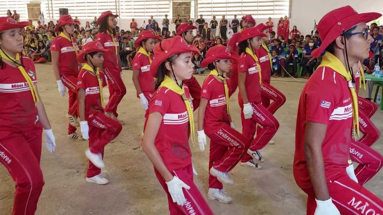 Clube de Desbravadores Mãos Ajudadoras - Campeão do Concurso de Ordem Unida do I Campori Regional