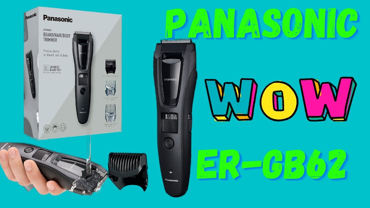 ASMR Panasonic ER-GB62 Bart-Body Hair Unboxing