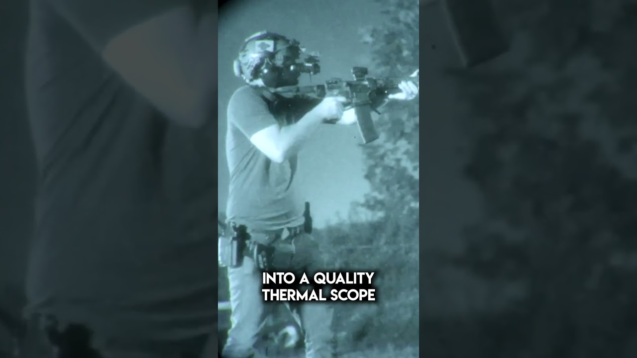 Пассивное прицеливание с помощью ночного видения #nightvision #Thermal #PVS14