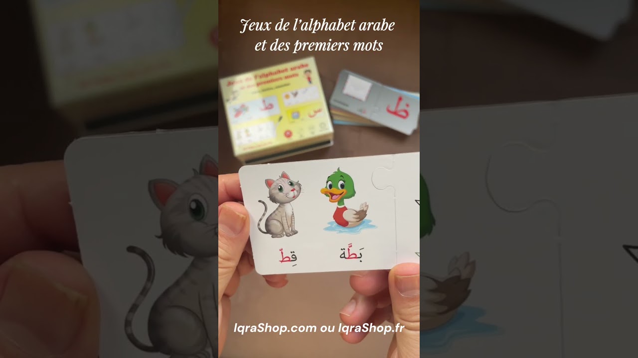 Jeux de l’alphabet arabe et des premiers mots : Lire, écrire, associer: 56 pièces puzzles, 112 faces