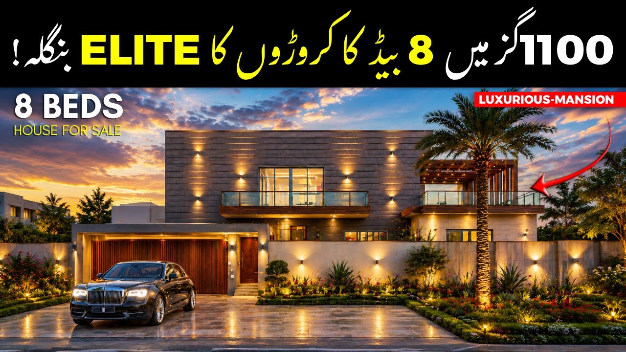 1000 Square Yards House for Sale in Bahria Town Karachi | Luxury Inside Tour