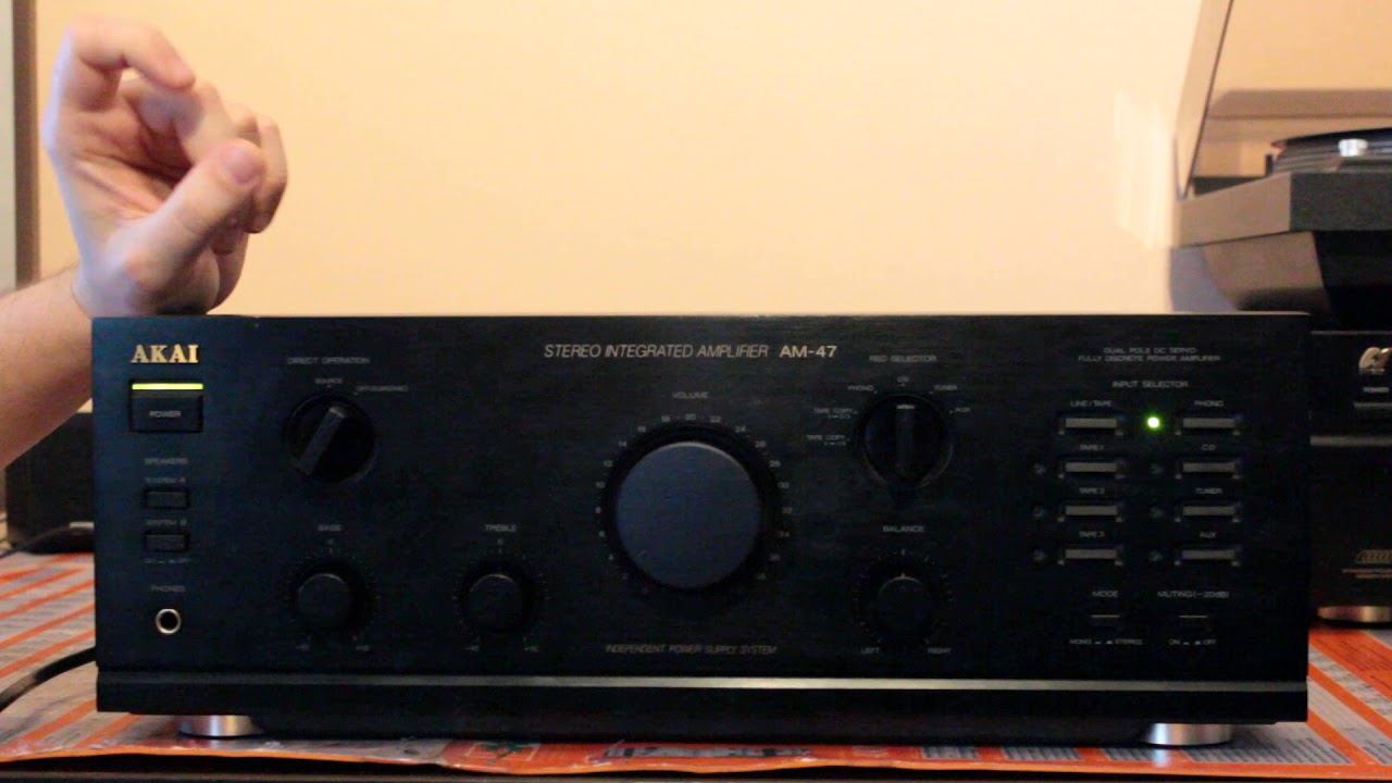 TEST AKAI AM 47 AUDIO GOLDEN AGE