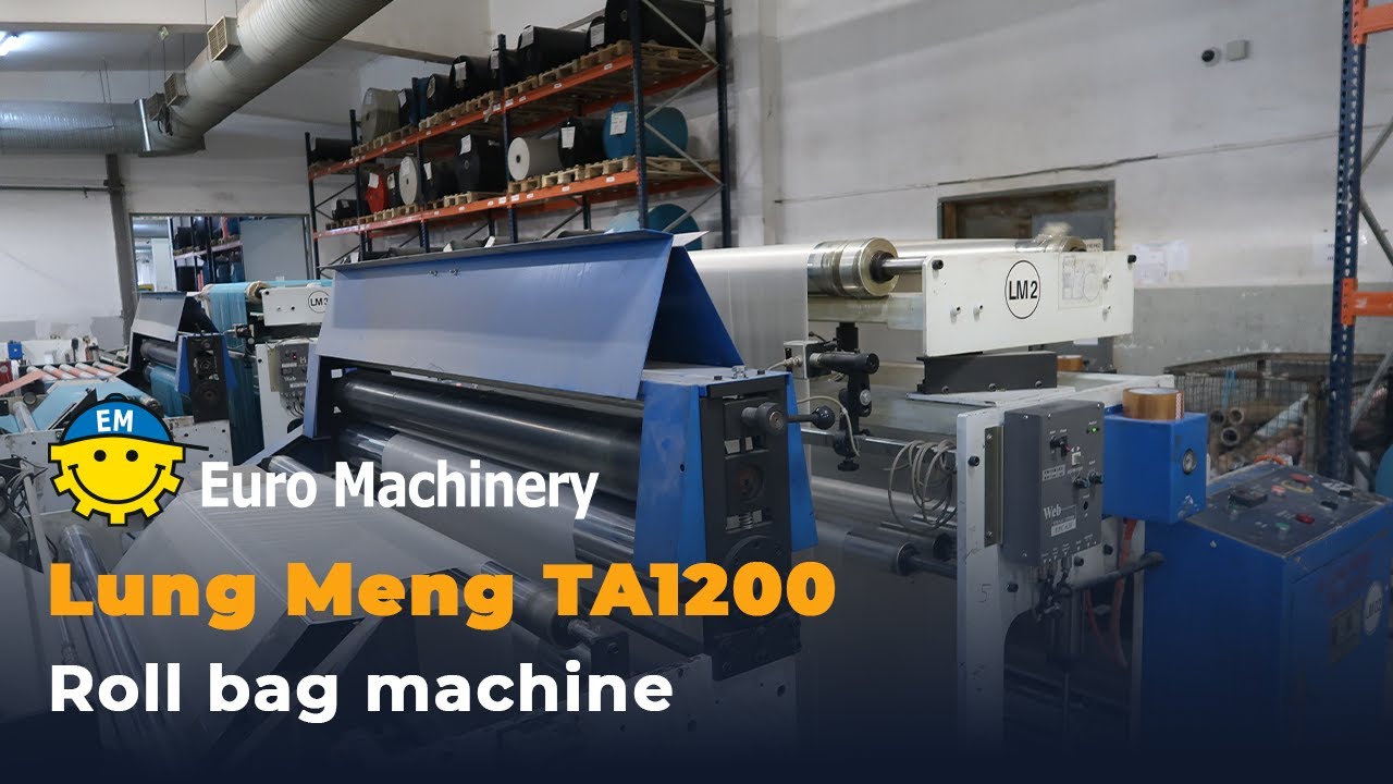 Lung Meng TA1200 | Roll bag machine | 1200 mm sealing width | 1000 mm draw length