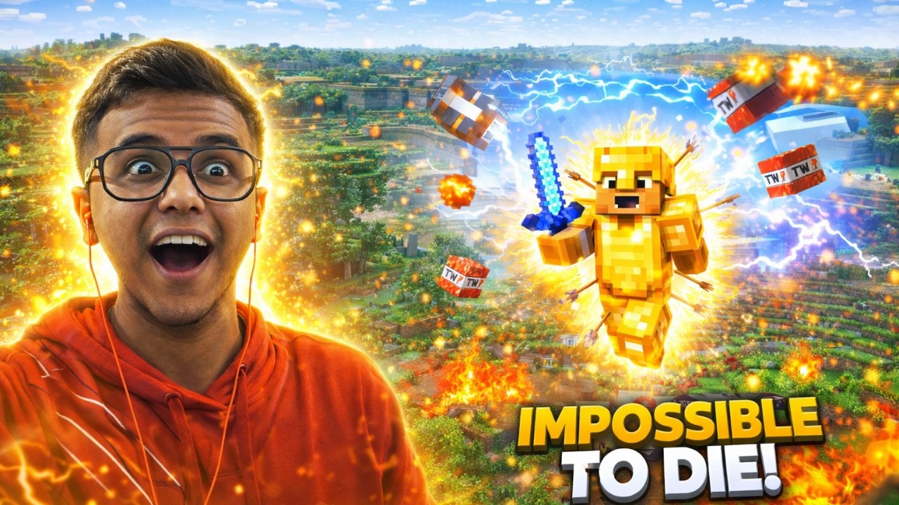 Minecraft, But I Am GOD and Death Is Impossible 💀❌