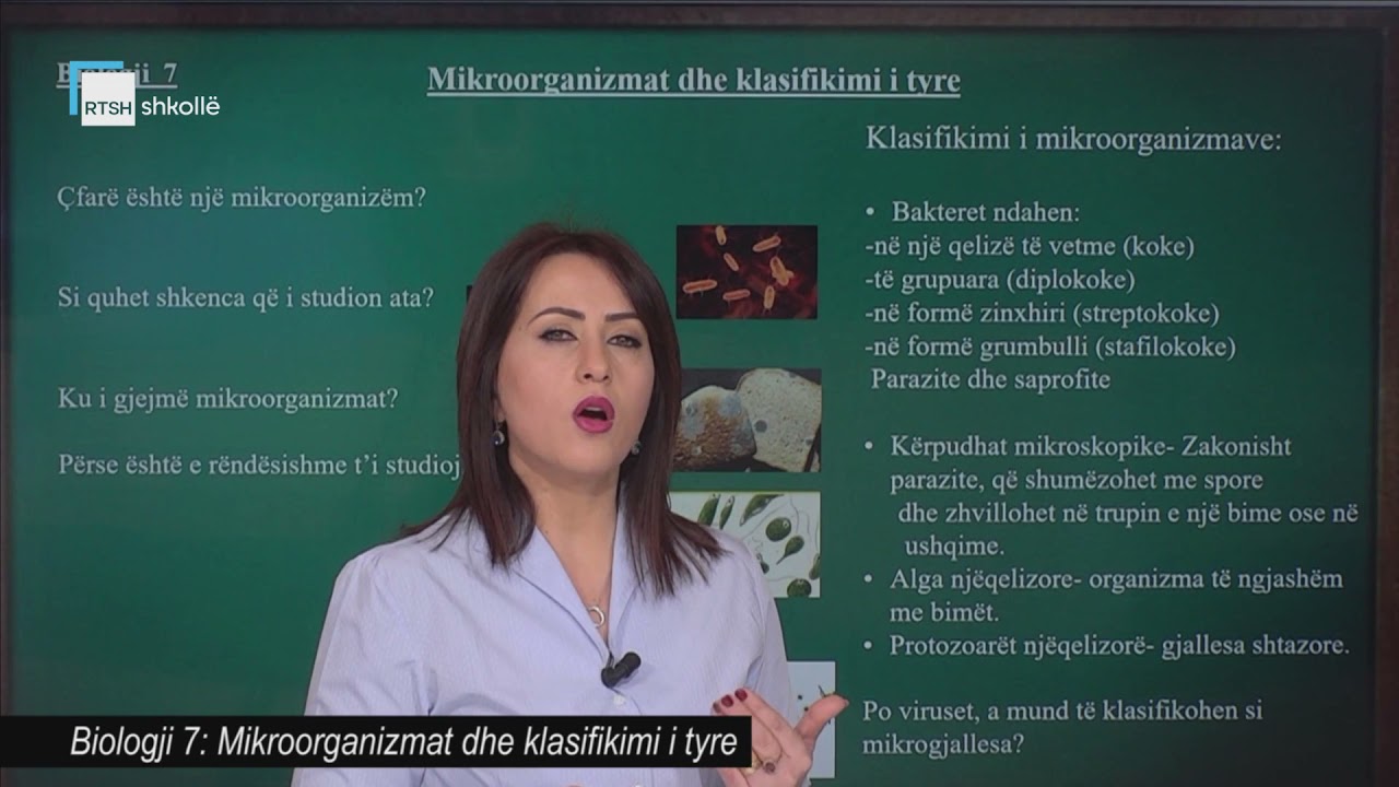 Biologji 7 - Mikroorganizmat dhe klasifikimi i tyre