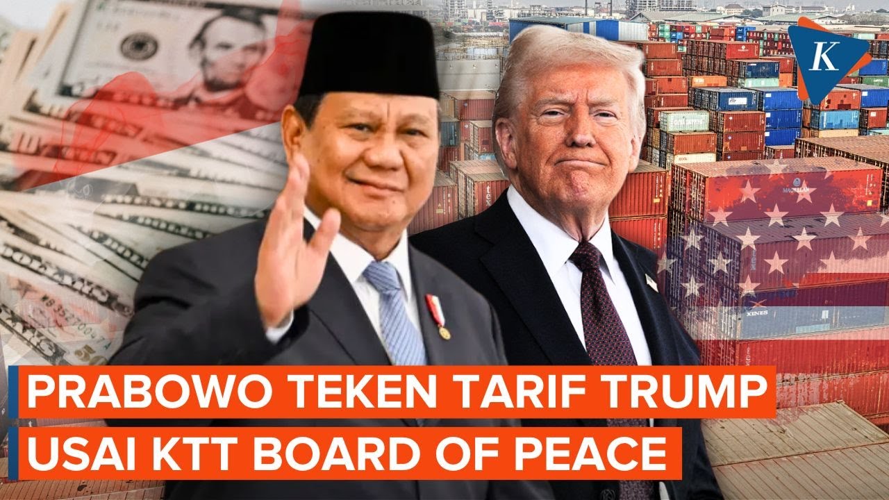 Prabowo Teken Kesepakatan Tarif Trump Usai KTT Board of Peace Hari Ini