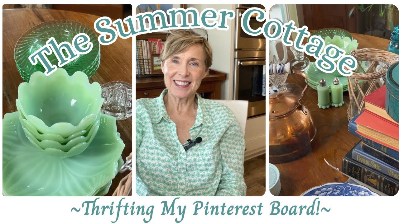 FRENCH COUNTRY SUMMER DECOR INSPIRATION ~ THRIFTING FOR THE SUMMER COTTAGE  ~ RELATIVELY REFINED