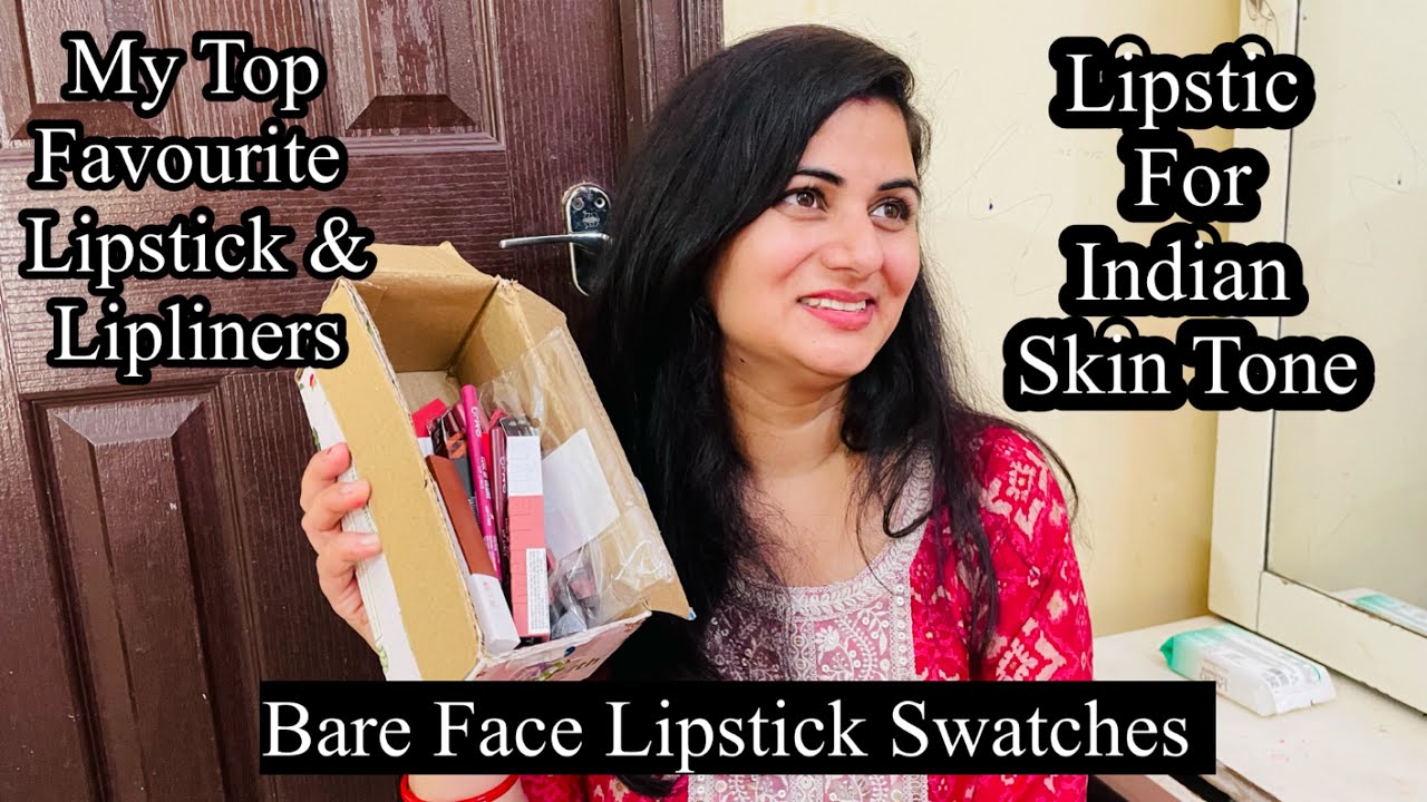 Amazon 10+ Lipstick Collection Under ₹500 & Swatches💄Dark/Nude Lipstick, Creamy Matte, Smudge Proof
