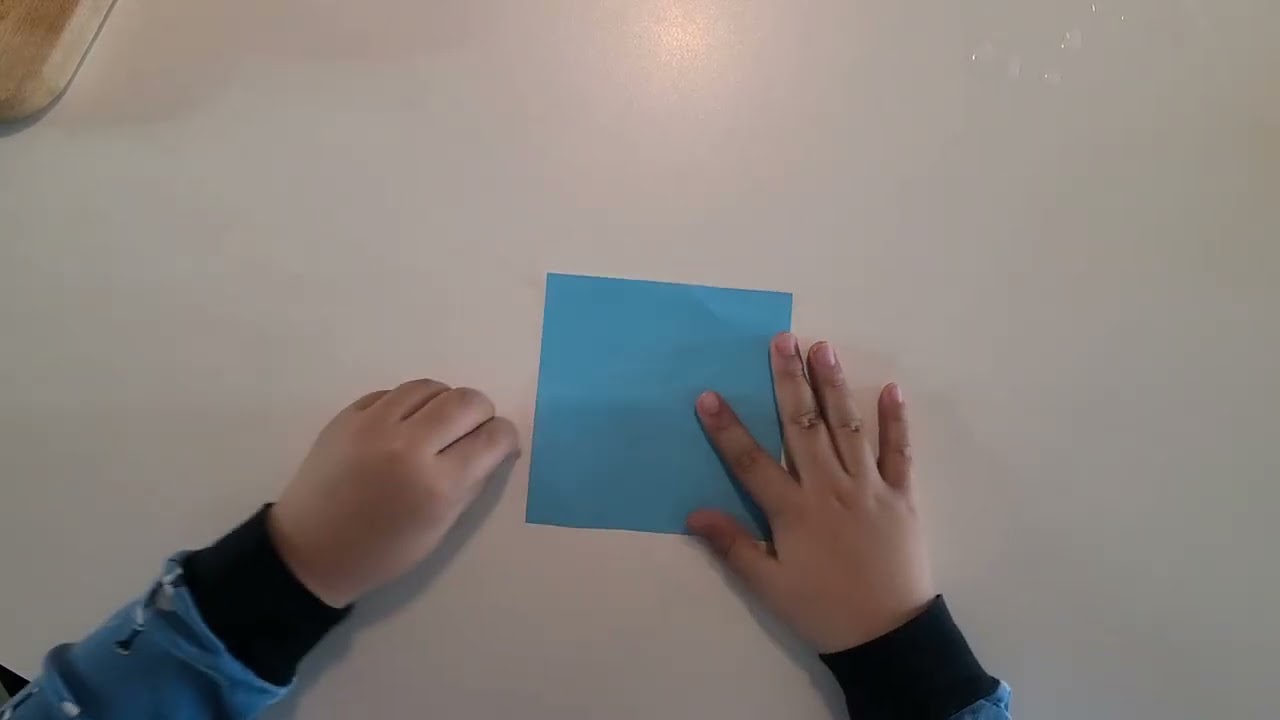 숫자 4. 요술지팡이. 이빨 접기