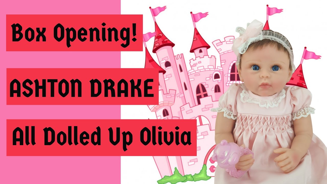 BOX OPENING 🎁 Ashton Drake Silicone Doll: All Dolled Up Olivia, Plus, How to powder a silicone baby!