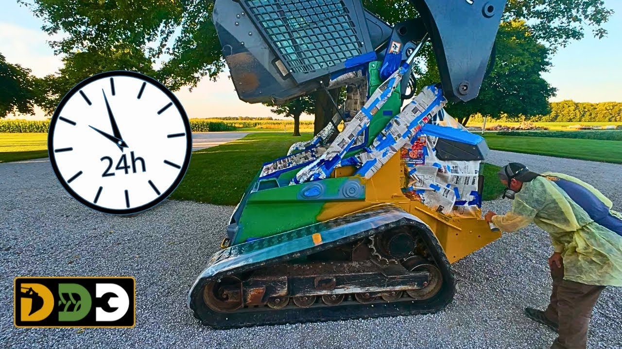 Trying To Paint My Skid Loader In 24 Hours