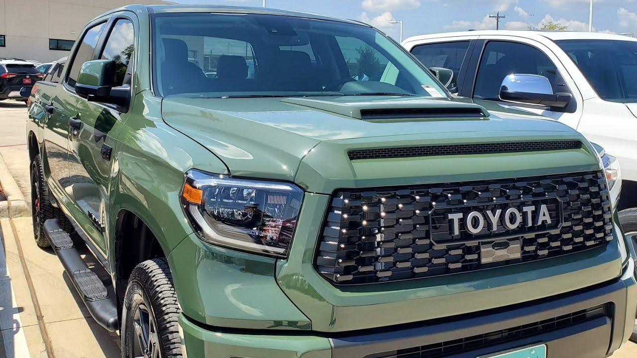 2020 Toyota Tundra TRD PRO/ Army Green/ dashboard