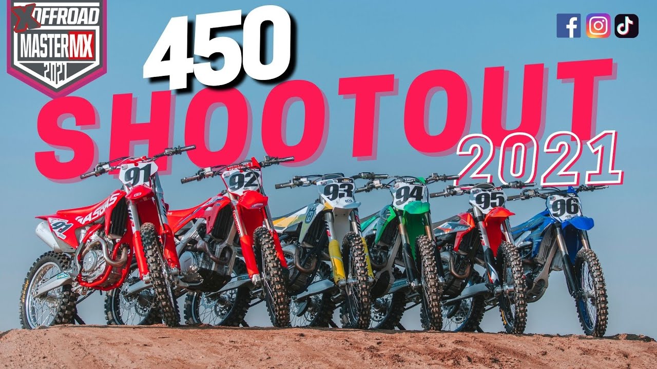 SHOOTOUT MASTERMX 450 2021| Comparativa Cross MX1: Kawasaki, Honda, GasGas, Yamaha, KTM, Husqvarna