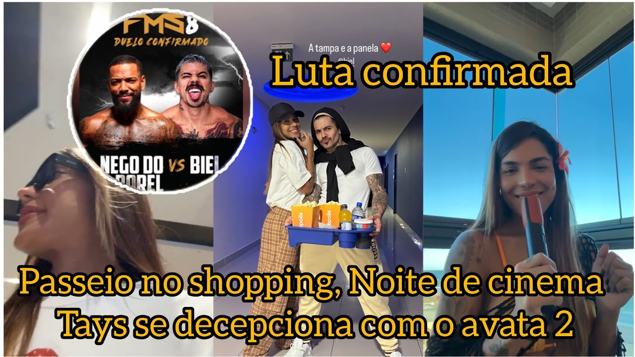 Passeio no shopping. Noite de cinema tays se decepcionar com o acatar 2 