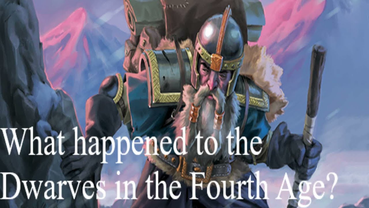What happened to the Dwarves in the Fourth Age?