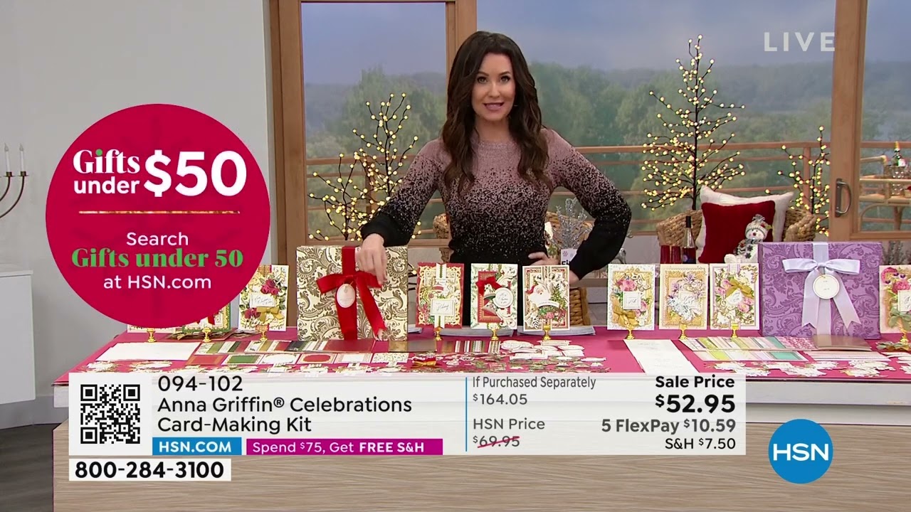 Anna Griffin 48Card Christmas Celebrations CardMaking Kit