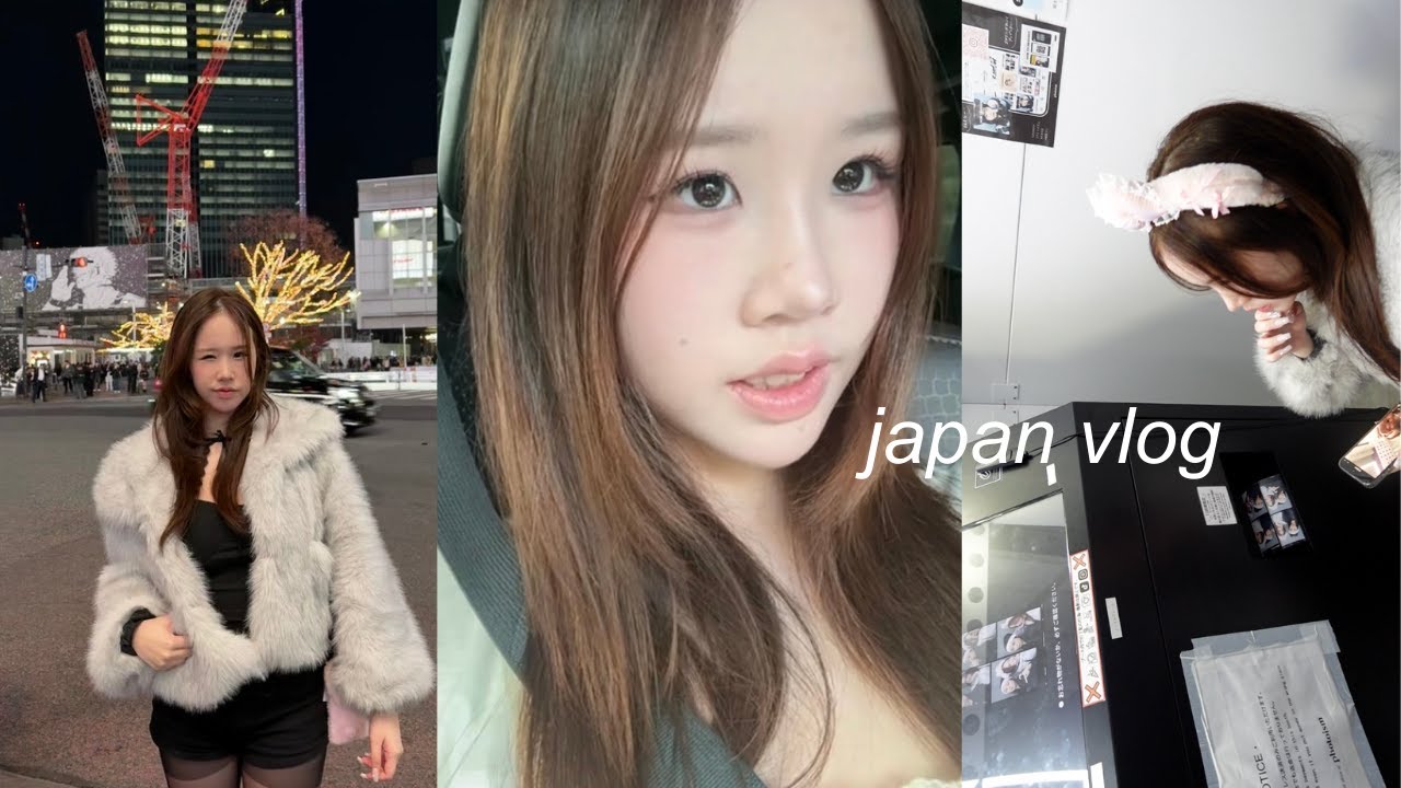 japan vlog - shibuya, 2016 hair + promille salon, sanrio, anime exhibtions, harajuku, photobooths