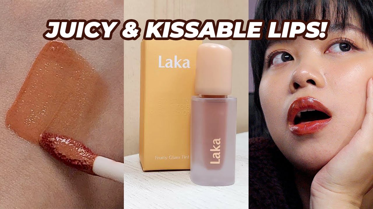 🍎 LAKA FRUITY GLAM TINT on ASIAN SKINTONE | Review + Comparison