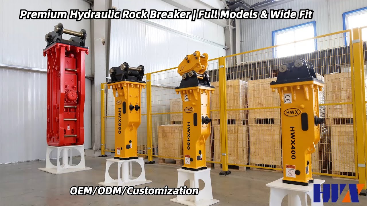 HWX Hydraulic Breakers | China Leading OEM Manufacturer with 20+ Years Experience