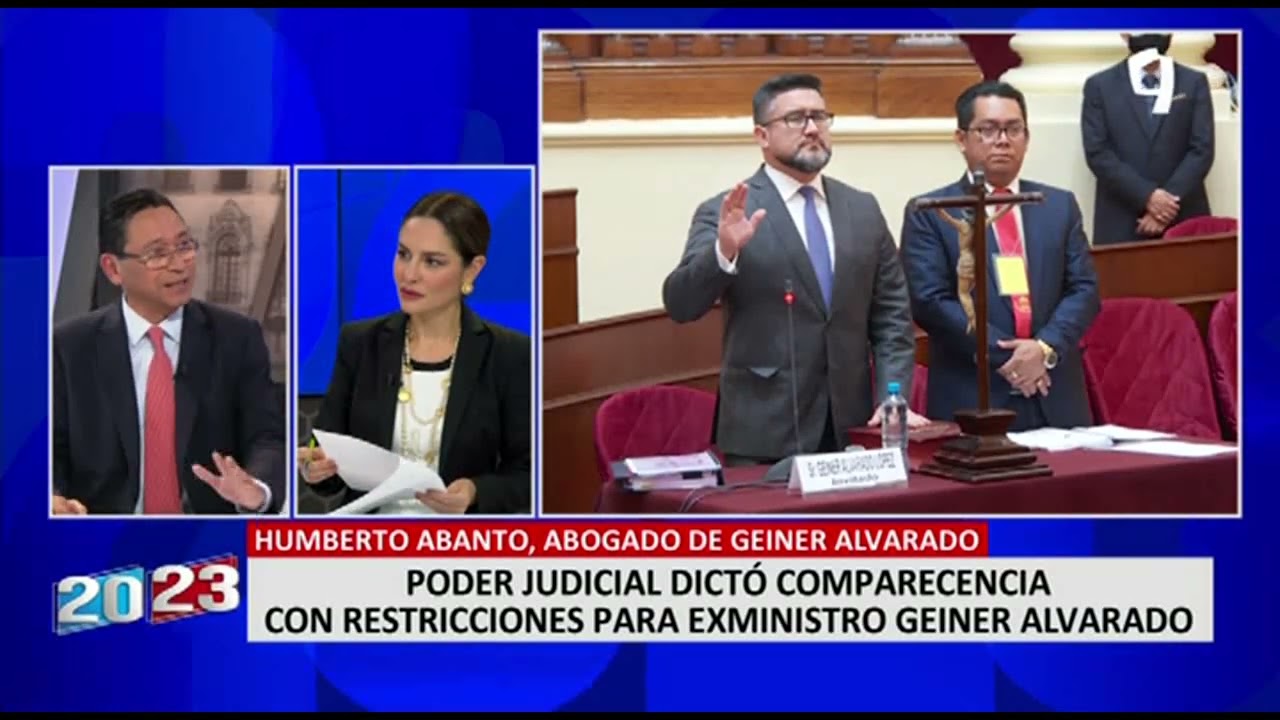 Humberto Abanto, abogado de Geiner Alvarado: 